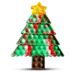 Atzi Christmas Tree Fidget Pop Toy