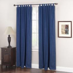Karin Maki American Denim 100% Cotton Pure Denim Tab Top Curtain Blue 42"x87"