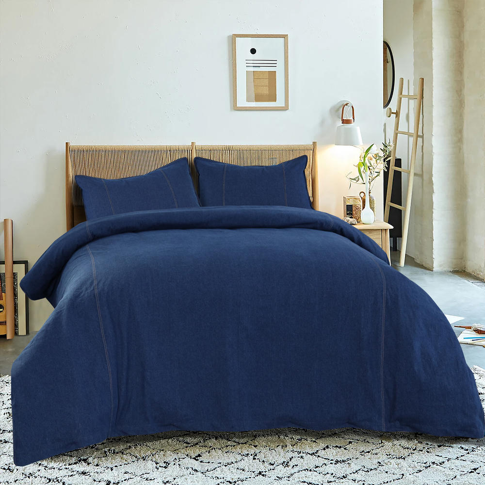 Karin Maki Karin American Denim 100% Cotton Pure Denim Comforter Only Blue
