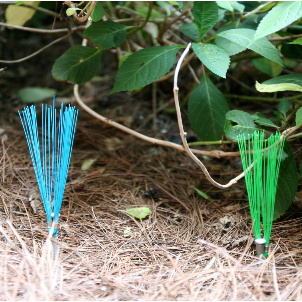 Trail Chasers 6 in. Blue Ground Markers - Whiskers and Stakes (10-Pack)