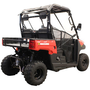 Massimo Motor Massimo Buck 250 | EFI w/ Cargo Bed, Roof, Windshield, 2WD  UTV/Golf Cart