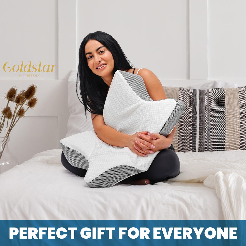 Gold Star Mattress Indulgence Cervical Memory Foam Pillow