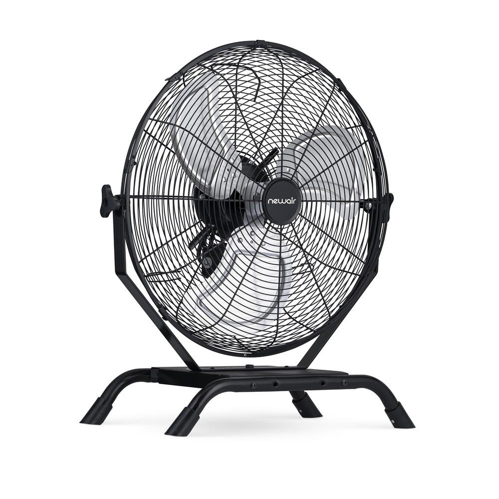 NewAir  18" Outdoor Rated 2-in-1 High Velocity Floor or Wall Mounted Fan with 3 Fan Speeds and Adjustable Tilt Head