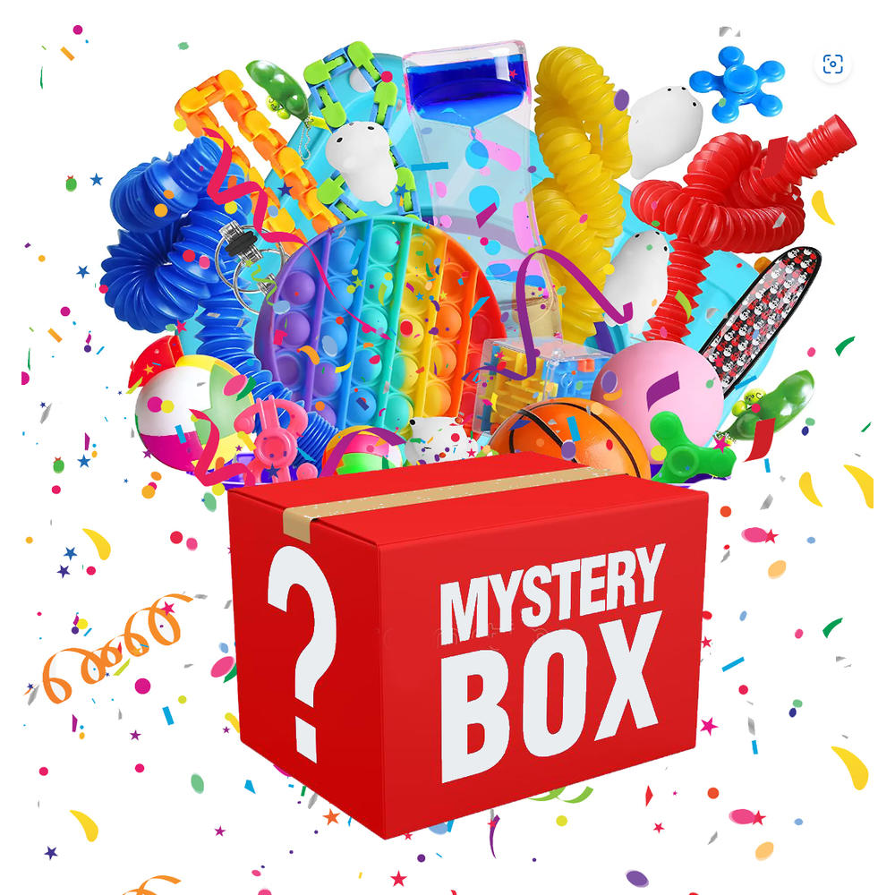 Arc Fidget Box 50 Pcs: Mystery Fidget Toys Pack, Surprise Birthday Gift ...