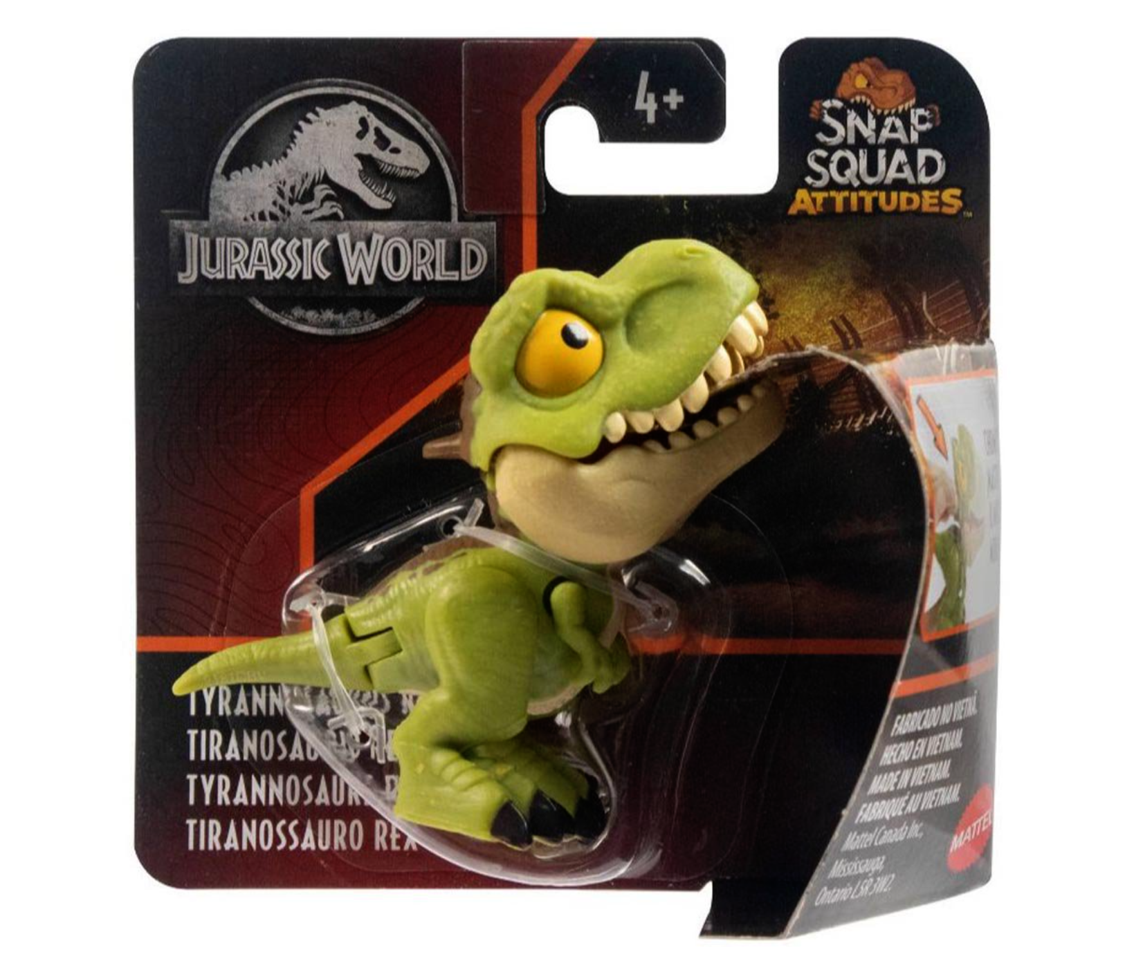Jurassic World Snap Squad Spinosaurus – Kleine Dino-Figur, Zum Sammeln & Spielen