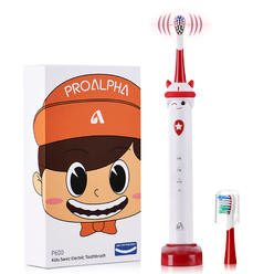 Proalpha Kids Electric toothbrushes Rechargeable Electric Toothbrushes, 3 Modes with Timer Toddler Sonic Electric Toothbrushes