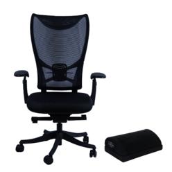 WESTHOLME  Adjustable High Back Ergonomic Office Chair with Free Foot Rest