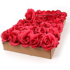 Floral Home Larksilk Captivating 50pc Silk Beauty Rose Picks for DIY Wedding, Home Décor & Floral Arrangements