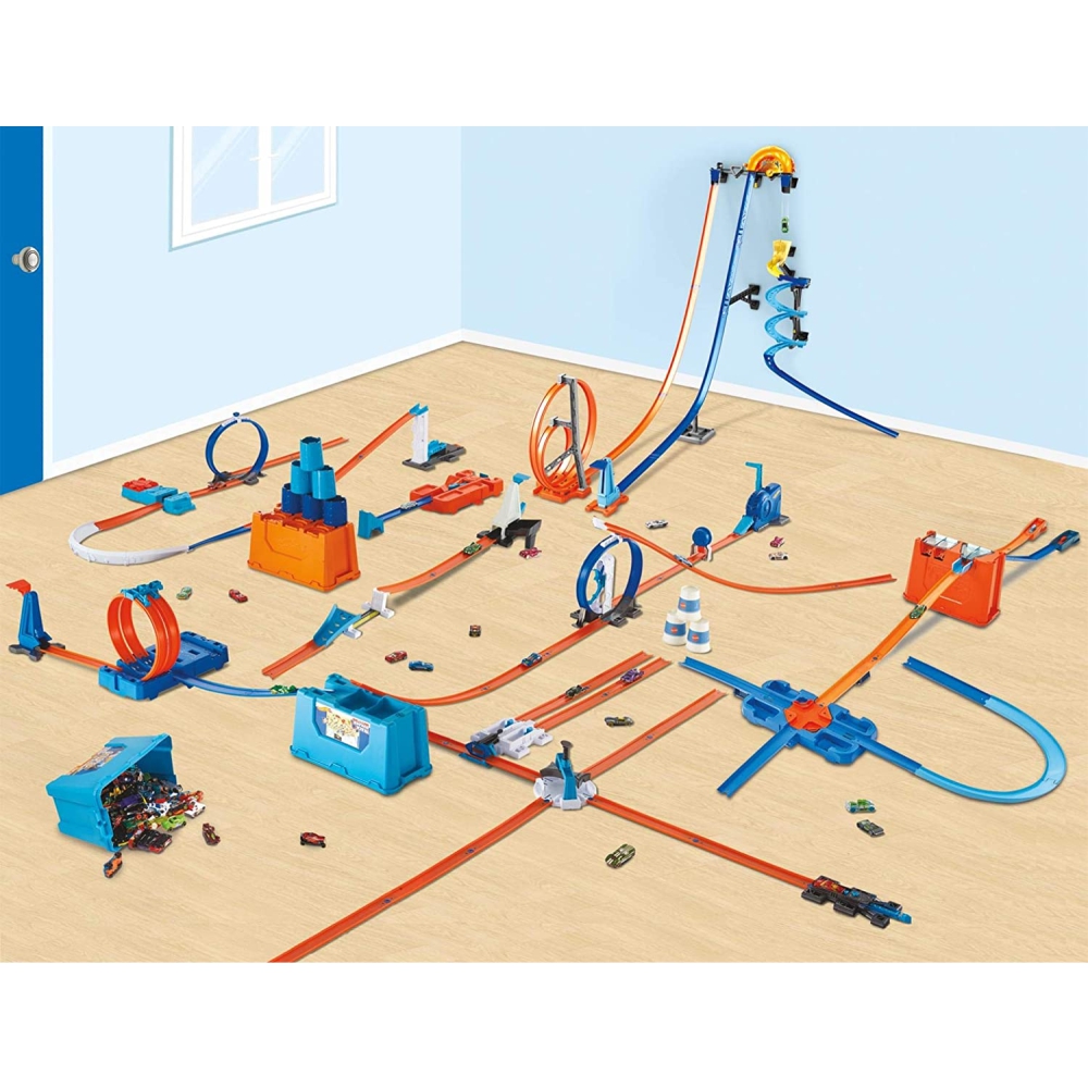 Hot Wheels Track Builder Stunt Box gift Set Ages 6 to 12