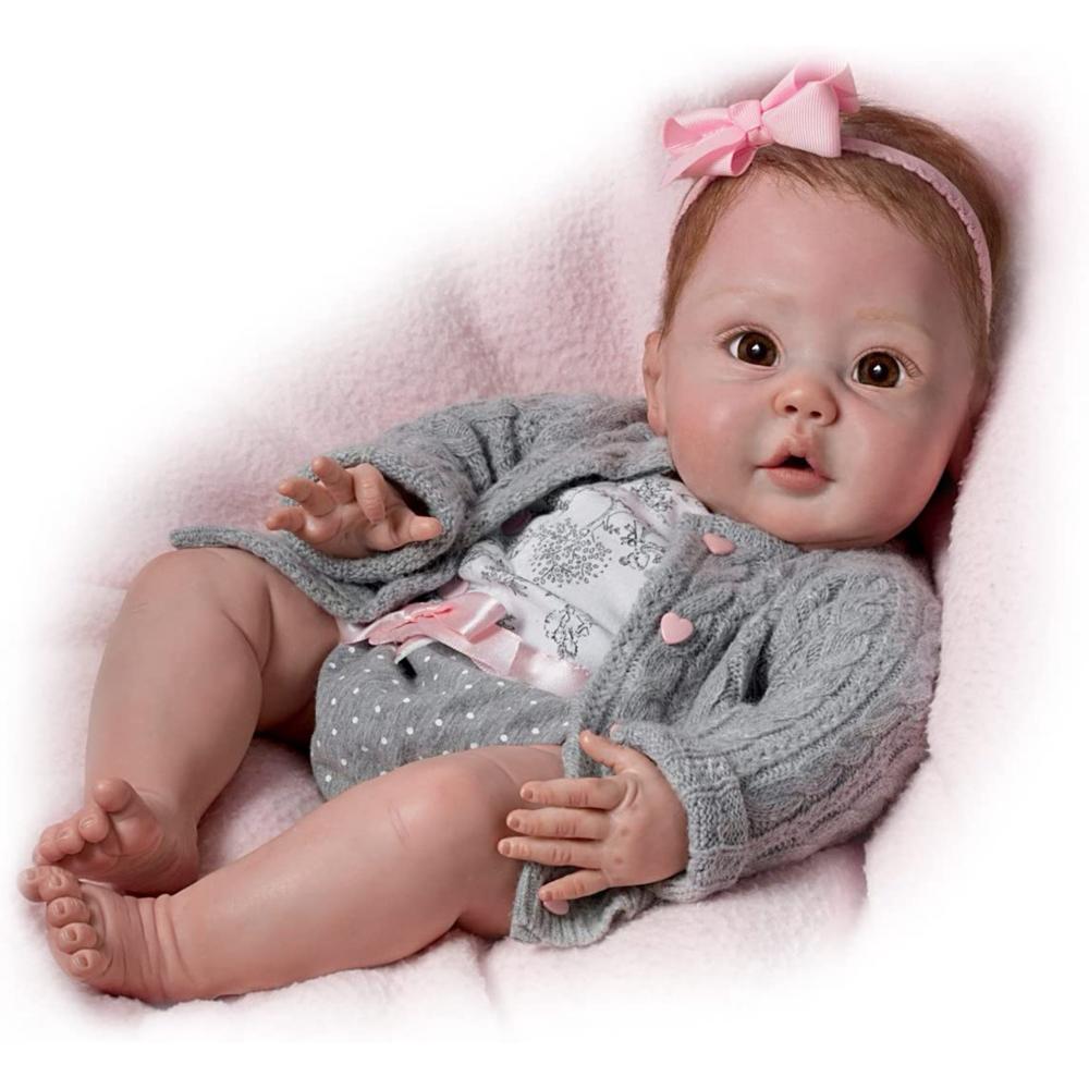 The Ashton-Drake Galleries: Cuddly Coo! Interactive Baby That Actually Coos So Truly Real® Lifelike Doll by Sherry Miller 18"