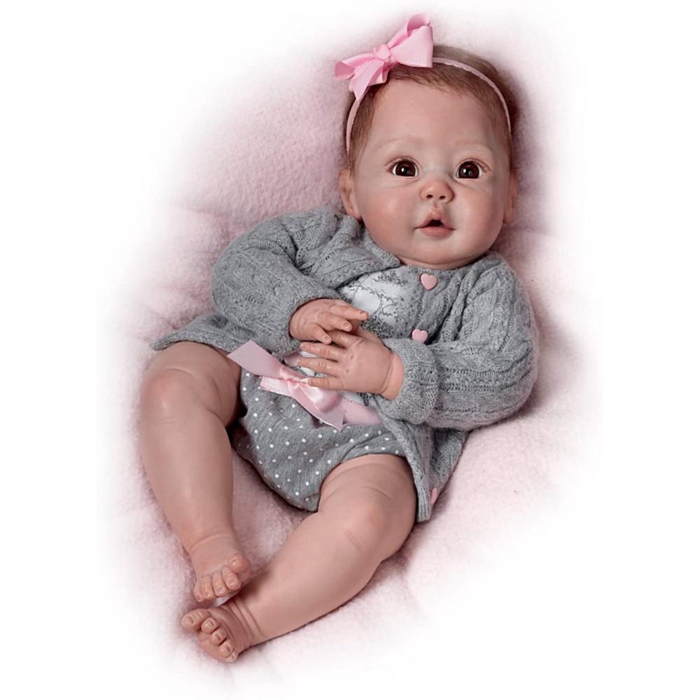 The Ashton-Drake Galleries: Cuddly Coo! Interactive Baby That Actually Coos So Truly Real® Lifelike Doll by Sherry Miller 18"