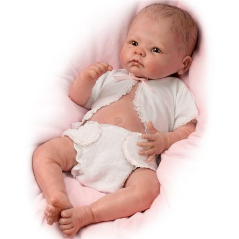 The Ashton-Drake Galleries The Ashton - Drake Galleries Little Grace So Truly Real® Lifelike Baby Girl Weighted Fully Poseable Doll by Linda Murray 20"