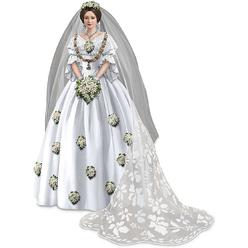The Hamilton Collection Figurine: The Royal Wedding of Queen Victoria Bridal Figurine 7.25"
