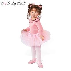 The Ashton-Drake Galleries Monika Levenig So Truly Real Lara Fully Jointed Vinyl Child Doll with Custom Ballet Outfit 31-inches