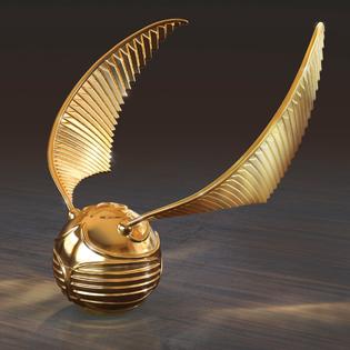 The Bradford Exchange Harry Potter Golden Snitch Cast-Metal Music Box  Featuring A Recreation of Marvolo