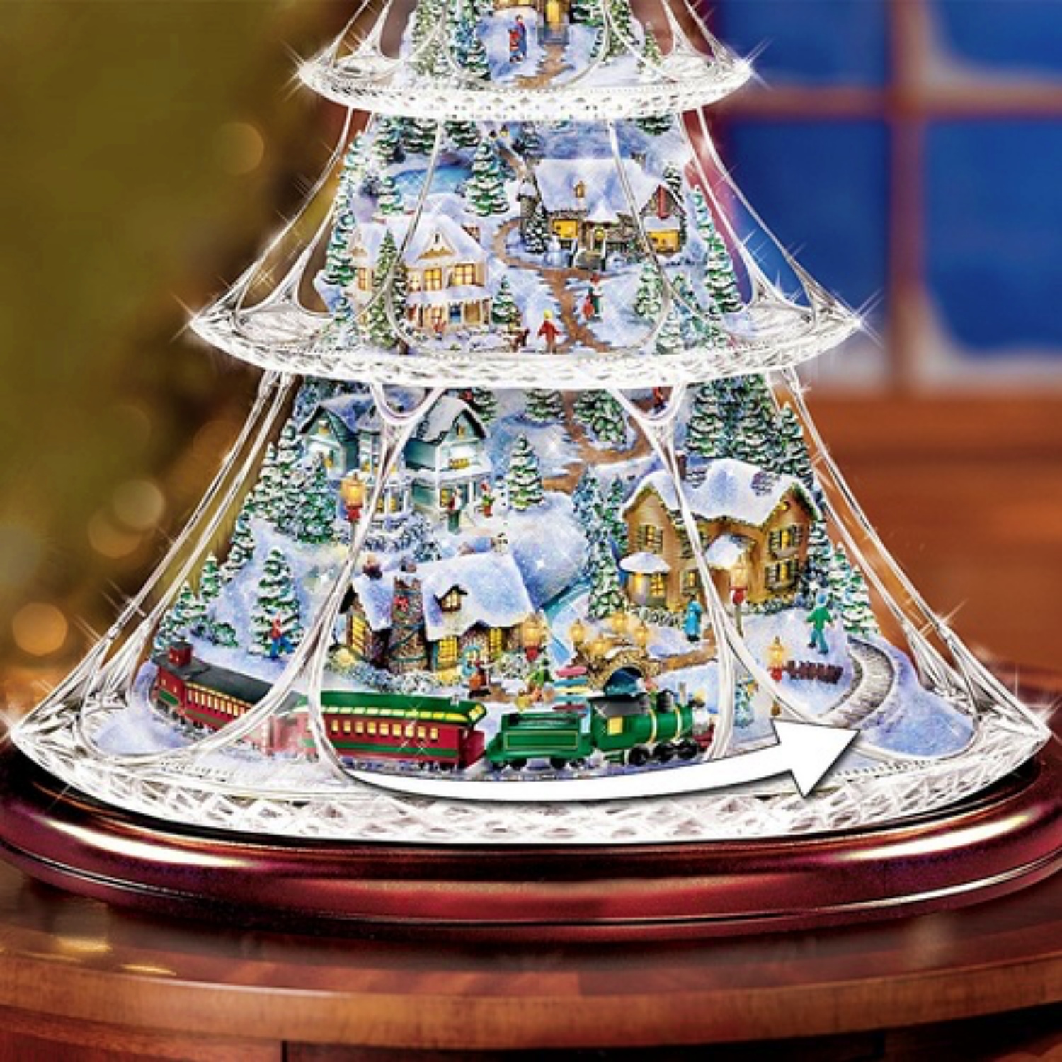 Thomas Kinkade Tabletop Christmas Tree Thomas Kinkade The Heart Of