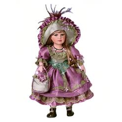 The Ashton-Drake Galleries Jeanette French Porcelain Doll Vintage Style Collectible with Hand-Painted 18-inches