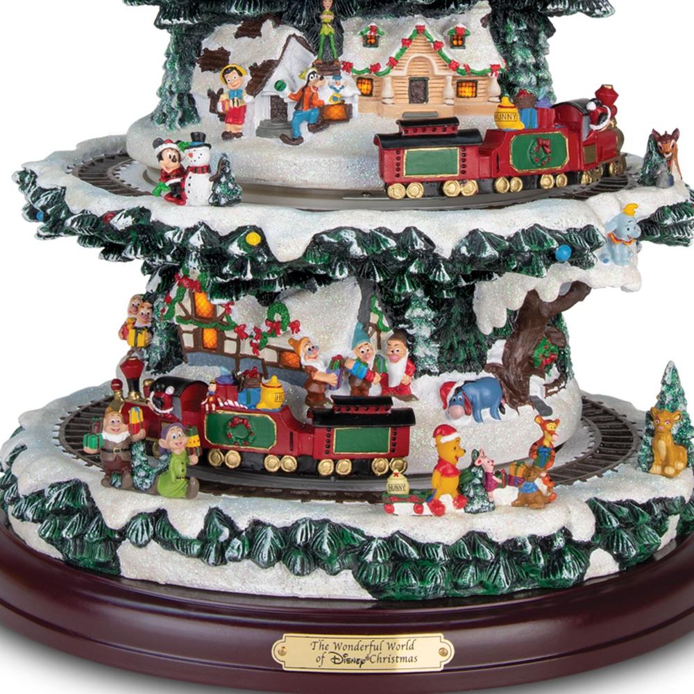 The Bradford Exchange Wonderful World Of Disney Ultimate 75 Character Tabletop Christmas Tree