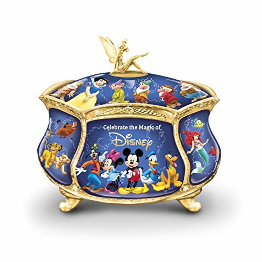 The Bradford Exchange Disney Heirloom Music Box Plays When You Wish Upon A Star 3.5"