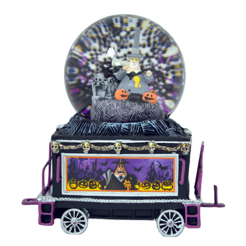 The Bradford Exchange Nightmare Before Christmas Glitter Globe Train Make Way For The Mayor Issue #6 4.5-Inches W