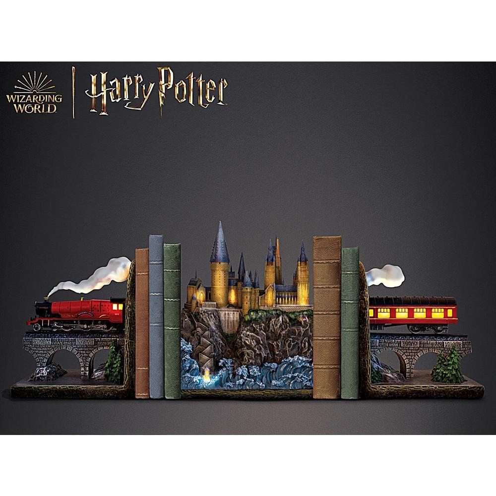 The Bradford Exchange Journey To Hogwarts Harry Potter Bookend Steam