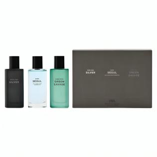 ZARA 香水 メンズ seoul silver green savage Zara Man Silver & Green Savage & Seoul 3 x 40ml Set 3 X 1.35