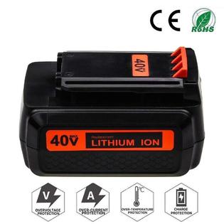 For Black & Decker 40V Battery Replacement | LBX2040 LBXR36 4.0Ah Li-ion  Battery