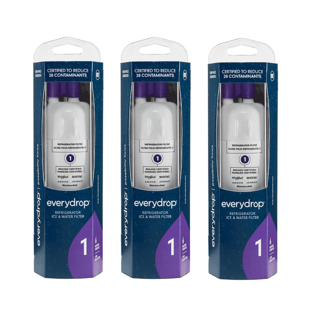 Everydrop 3 Pack EDR1RXD1 Whirlpool W10295370a 469930 Refrigerator ...