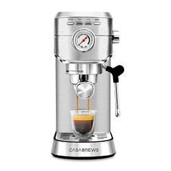 Casabrews Coffee Maker 20 Bar Stainless Steel Professional Espresso Coffee Machine