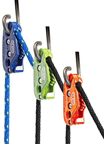 Tie Boss Tie Down System - 10' x 3/8" Rope - Blue, Green, and Orange - Bundle, 3 Items