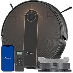 Coredy R756 Pro Robot Vacuum and Mop Combo, 2700Pa Max Suction, Ultrasonic Detection Boost & Avoidance
