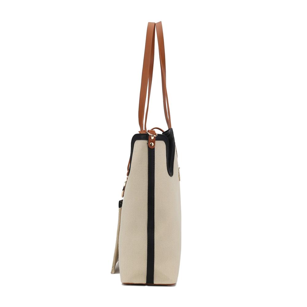 MKF Collection by Mia K Juliana Oversize Tote Handbag & Wristlet 