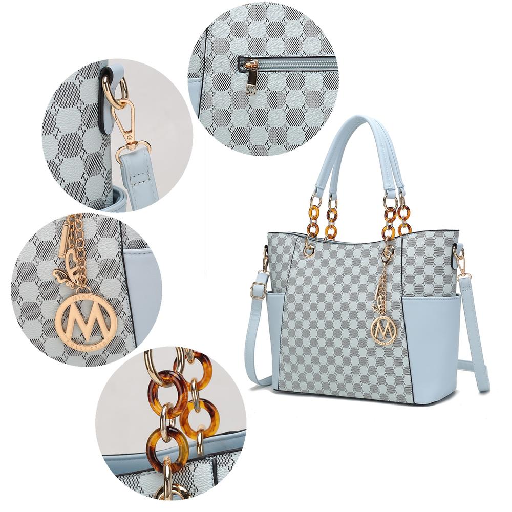 MKF Collection by Mia K Merlina 2 PCS Women Tote Handbag with Wallet