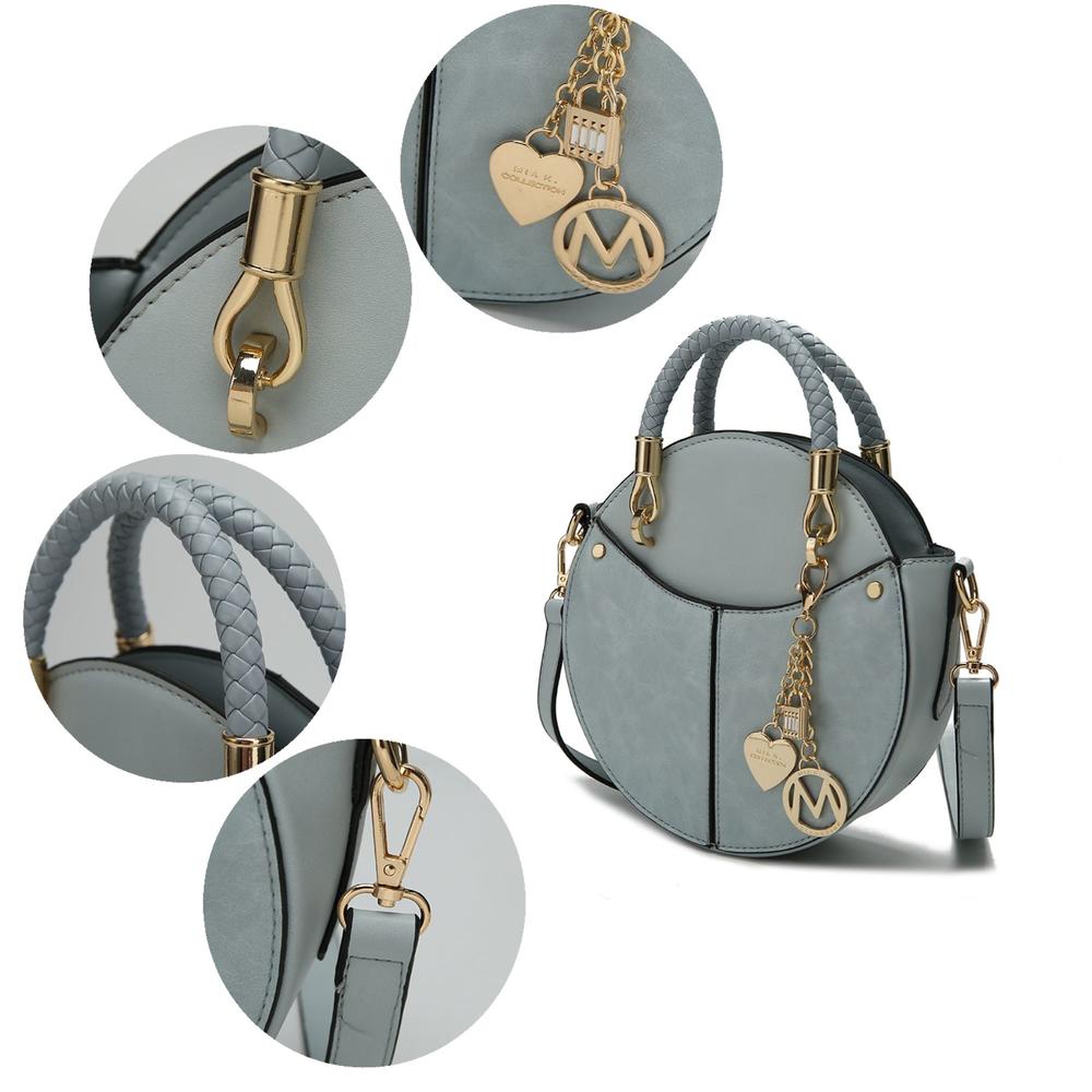 MKF Collection by Mia K Nobella Vegan Leather Crossbody Handbag