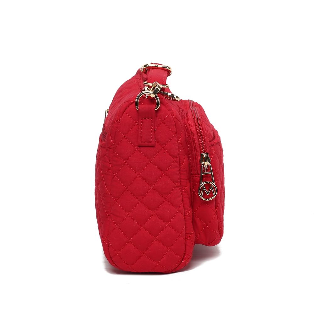 MKF Collection by Mia K Rosalie Solid Quilted Cotton Women’s Shoulder Bag 