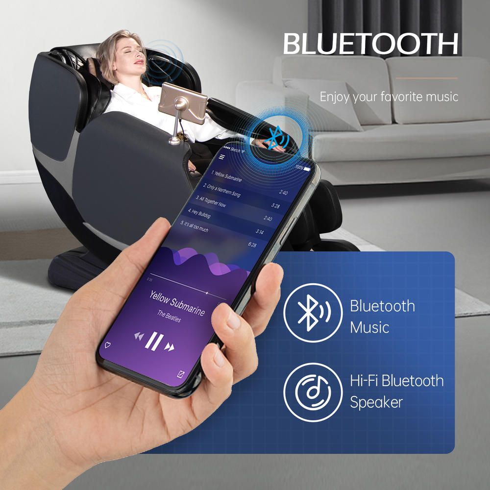 Real Relax Full Body Zero Gravity Massage Chair with Dualcore S Track