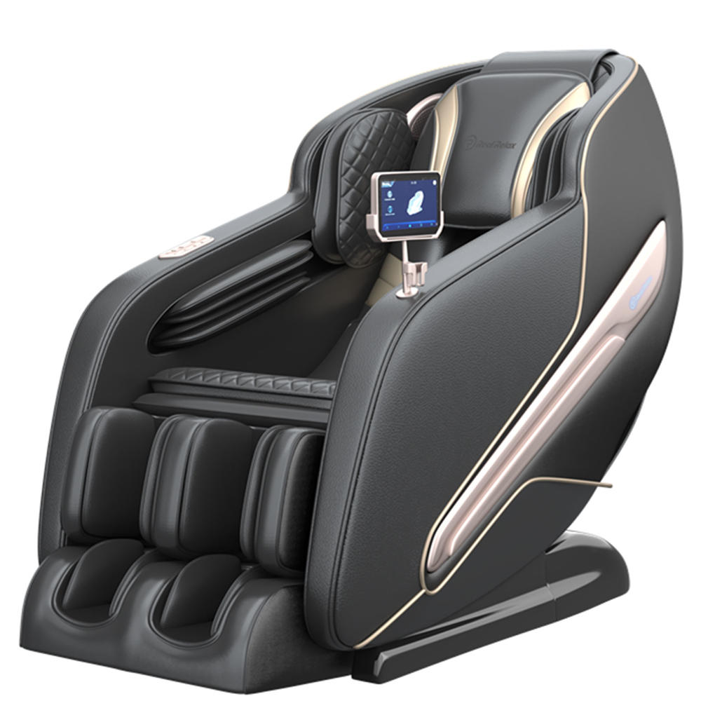 Real Relax Zero Gravity Full Body SL Track Shiatsu Massage Chair with Body Scan Handrail Shortcut Key Heat Foot Roller, PS6000