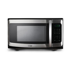Commercial Chef 1000W Countertop Microwave Oven, 1.1 Cu. Ft., Stainless Steel, CHM11MS