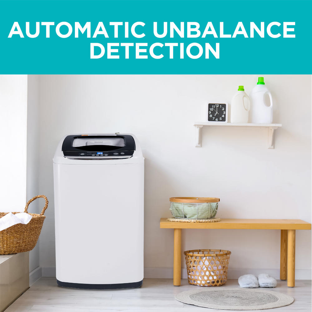 BLACK+DECKER 0.9 Cu. Ft. Portable Compact Washing Machine with 5 Cycles