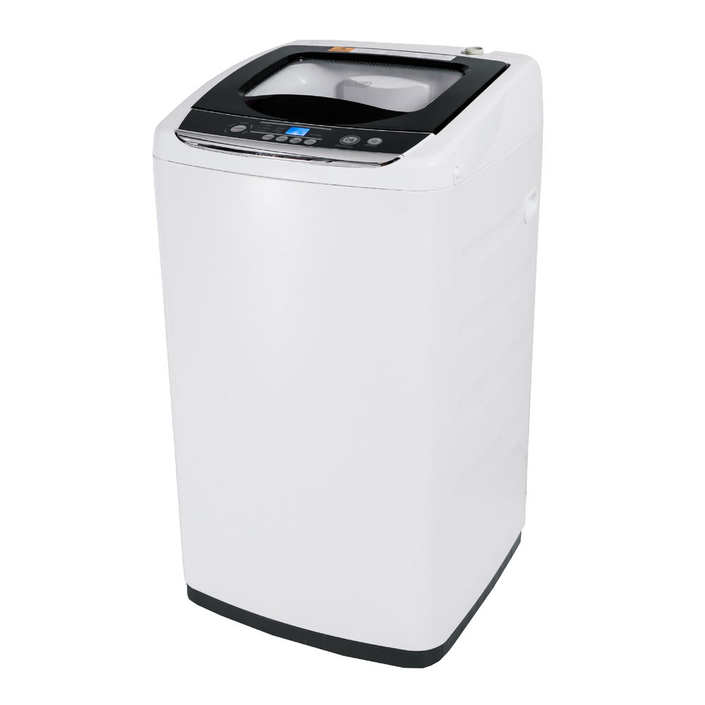 BLACK+DECKER 0.9 Cu. Ft. Portable Compact Washing Machine with 5 Cycles, Transparent Lid and LED Display