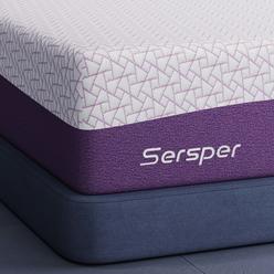 Sersper 12 inch Cool Gel Memory Foam Mattress in a Box, Twin/ Twin XL/ Full/ Queen/ King Size Mattresses