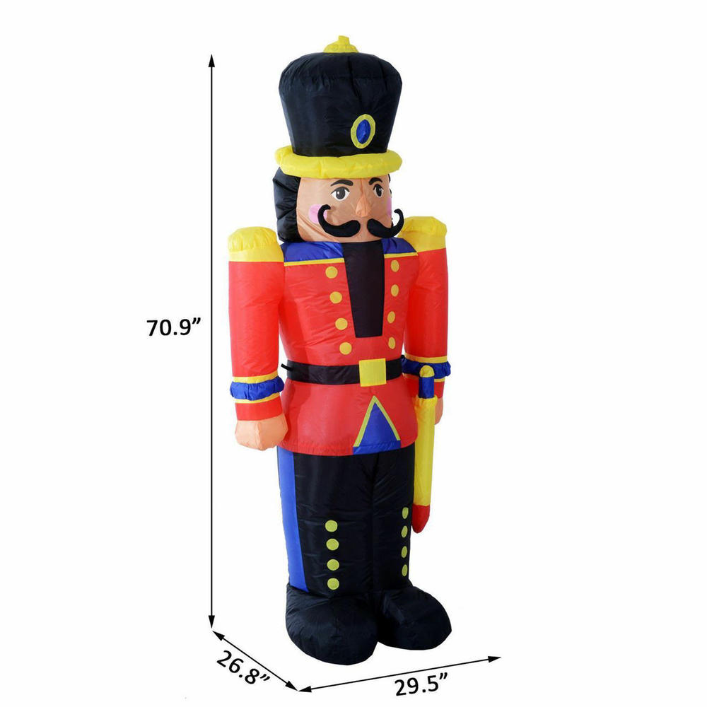 Fortumia Outdoor Christmas Inflatable Nutcracker