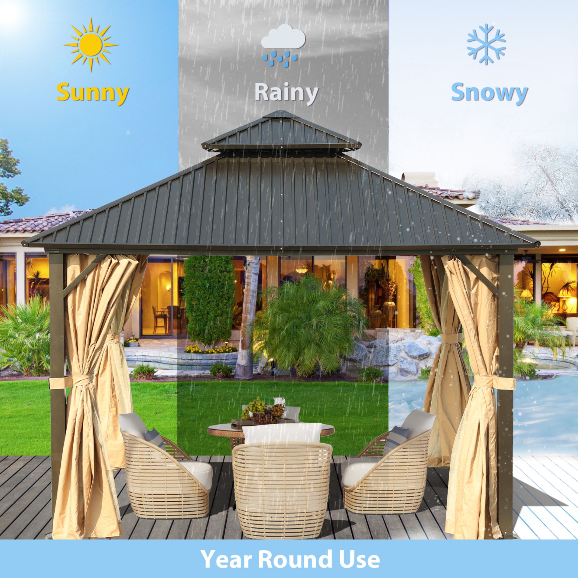 Outdoor Gazebos Kmart