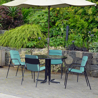 Outdoor high back discount chair cushions kmart