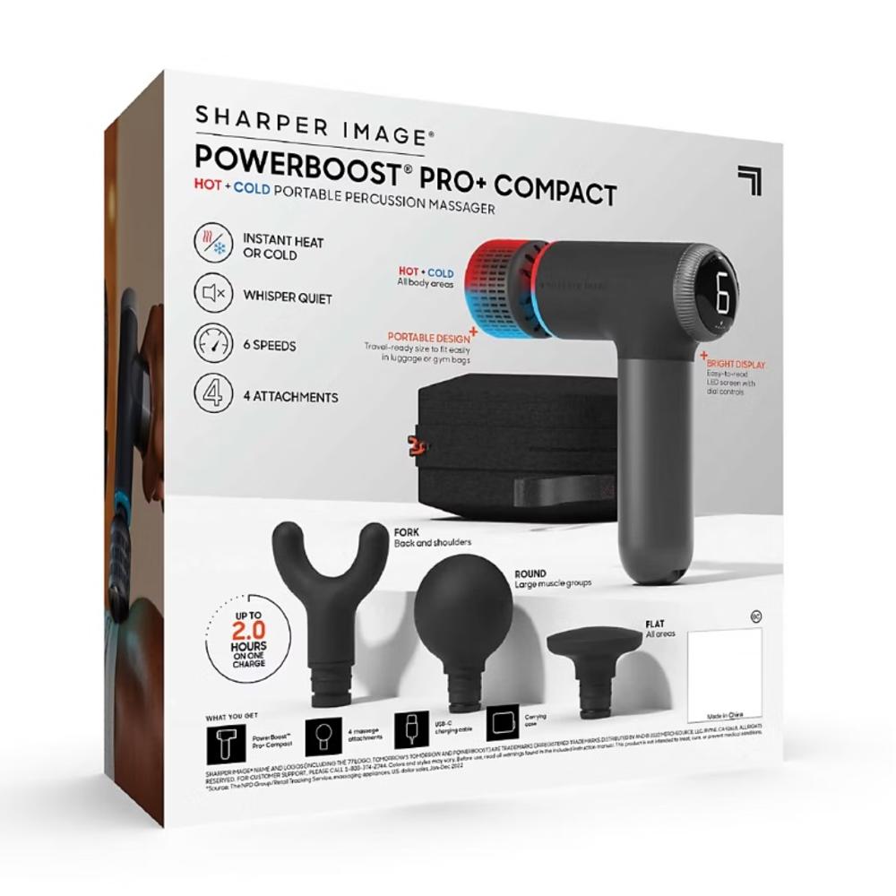 Sharper Image Powerboost Pro+ Compact Hot and Cold Percussion Massager