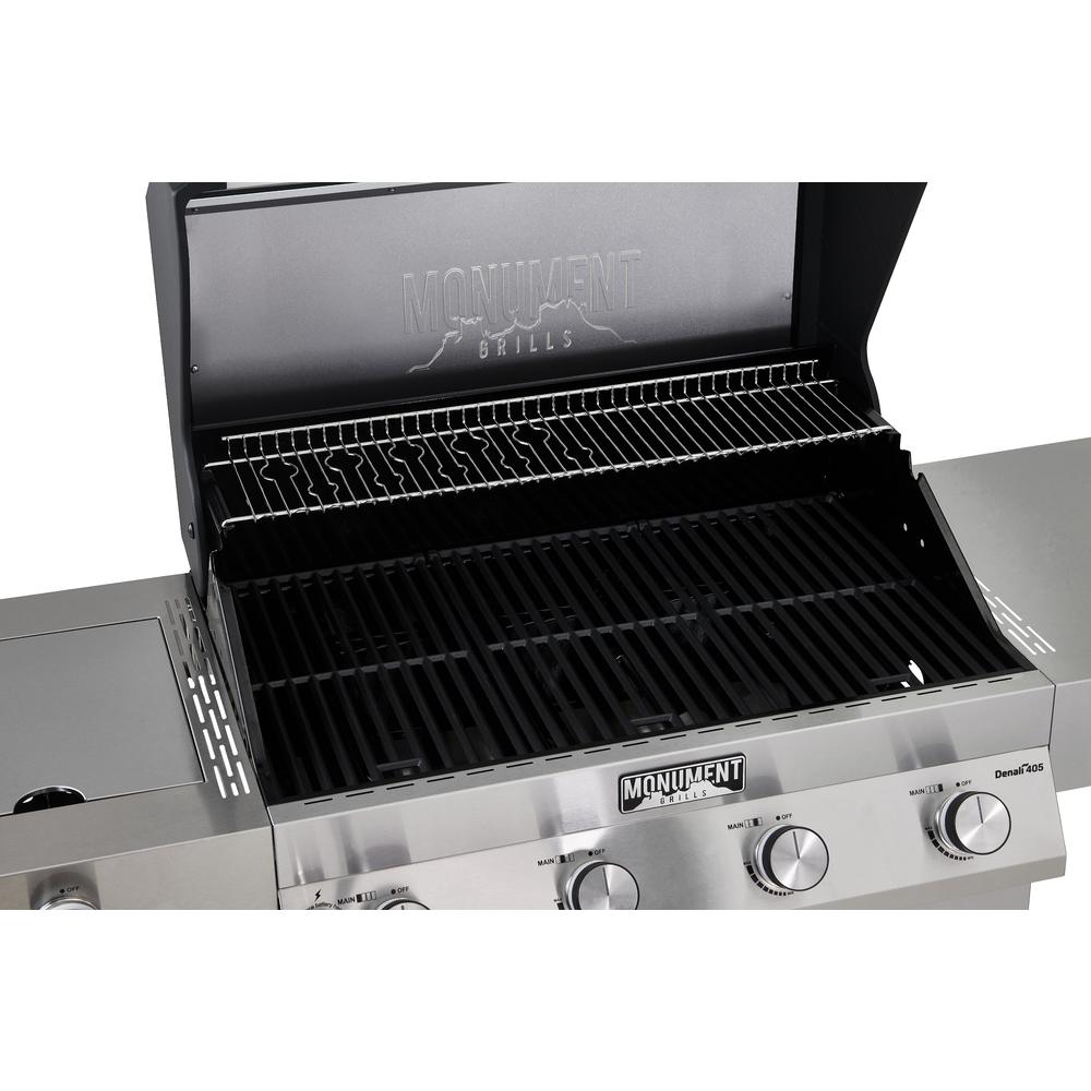 Monument Grills Denali 405 | Stainless Steel Smart Propane Gas Grill