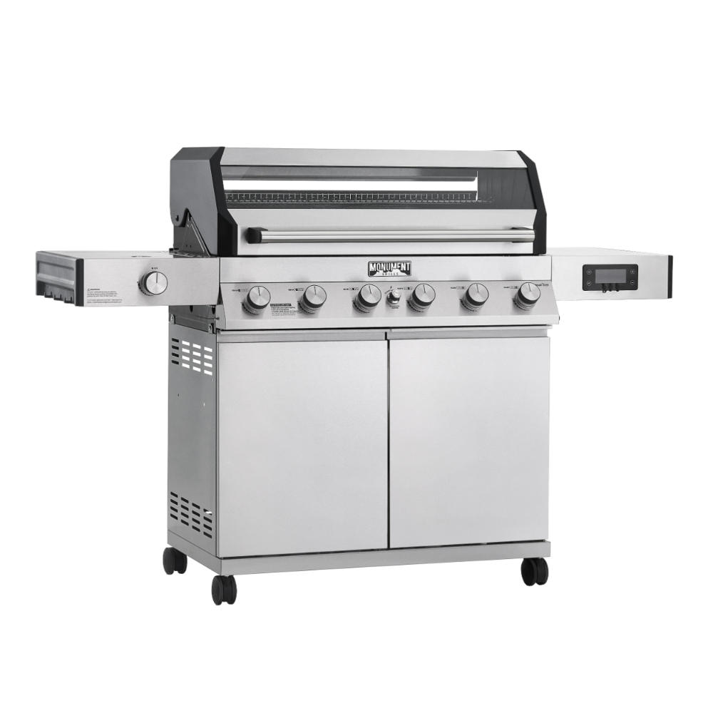 Monument Grills Denali Series | Stainless Steel Smart Propane Natural/ Gas Grill