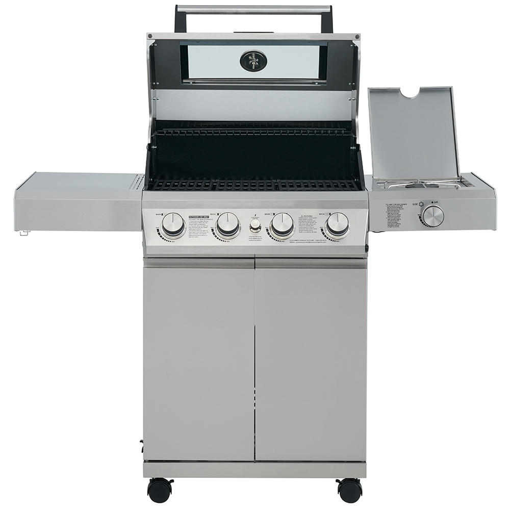 Monument Grills Mesa 400m | Stainless Steel Mini Propane Gas Grill