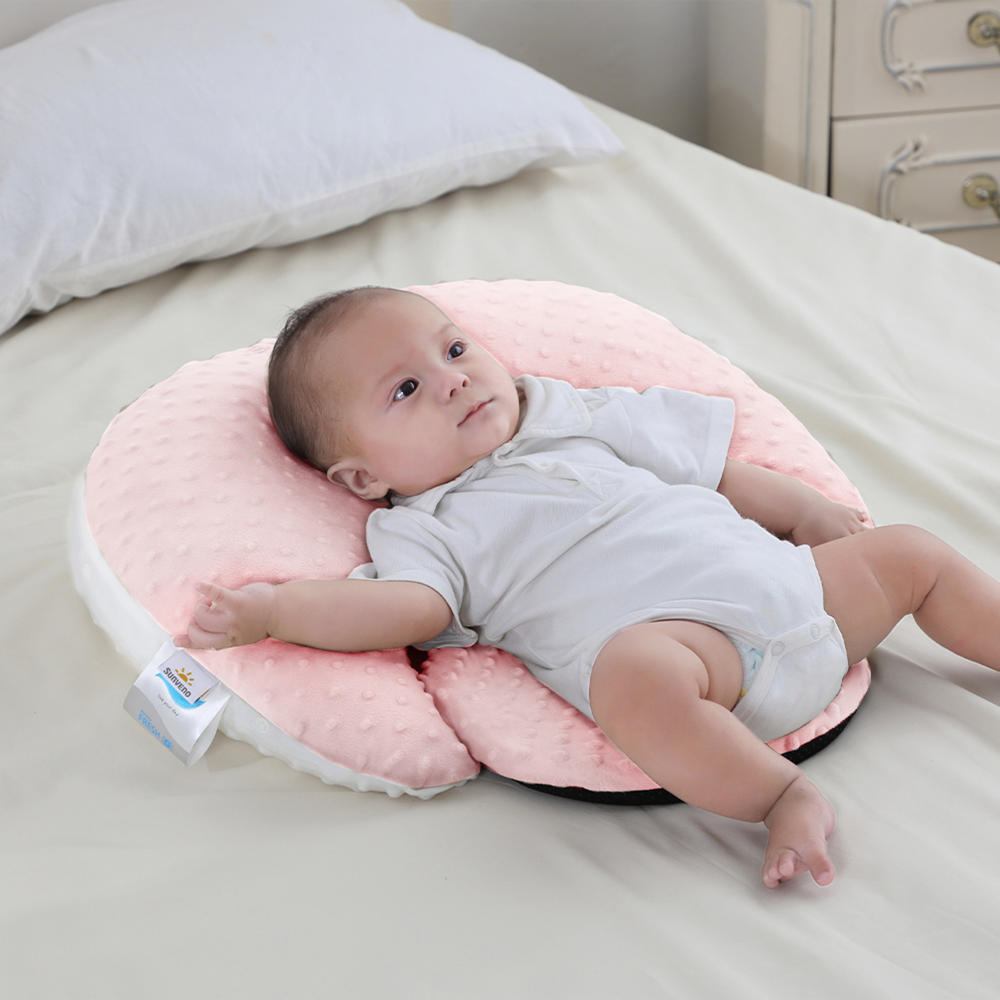 SUNVENO Plush Nursing Pillow for Mom & Baby, Bunny Design Breastfeeding Pillow