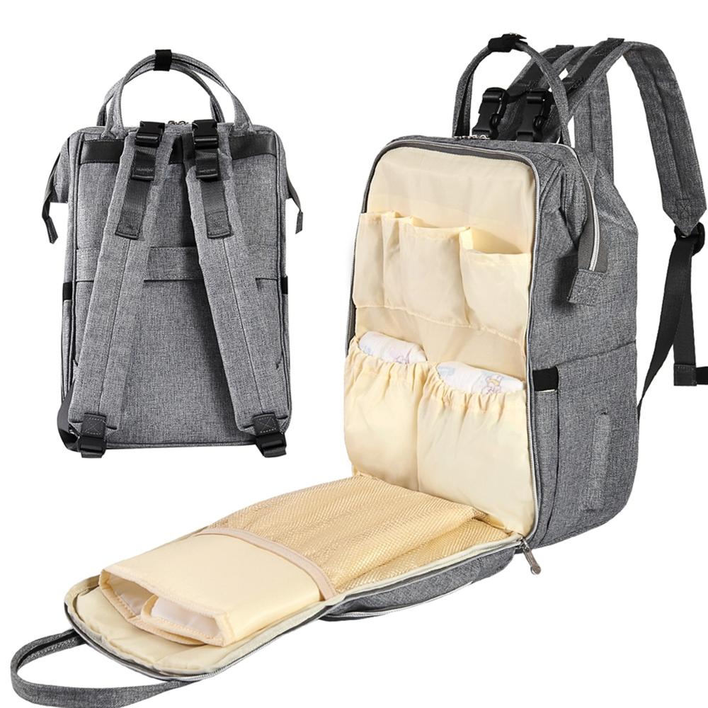 SUNVENO Open-Wide Diaper Backpack